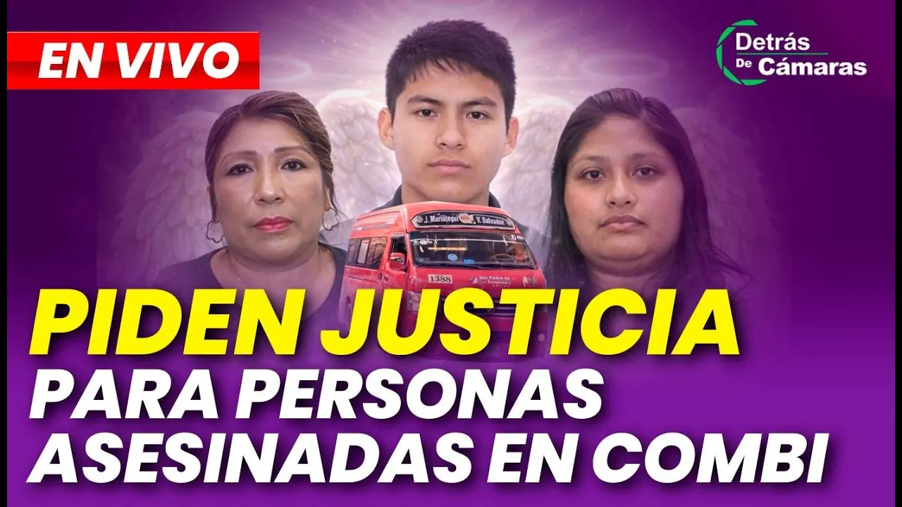 Reproducir: 🔴 EN VIVO | EXIGEN JUSTICIA PARA VÍCTIMAS DE COMBI BALEADA | DETRÁS DE CÁMARAS – Panamericana TV