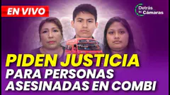 EN VIVO | EXIGEN JUSTICIA PARA VÍCTIMAS DE COMBI BALEADA | DETRÁS DE CÁMARAS – Panamericana TV