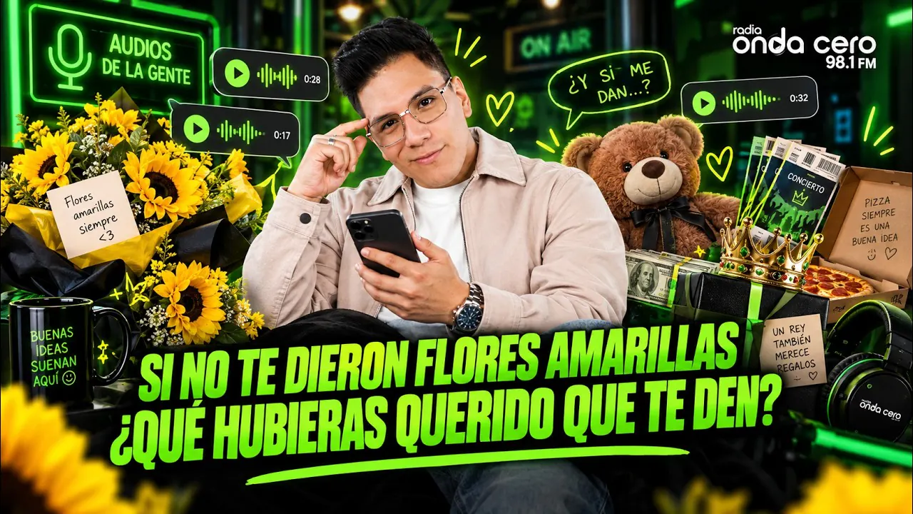 Reproducir: Si no te dieron flores amarillas ¿Qué te hubiera gustado que te regalen?🎬✨ - A Toda Onda