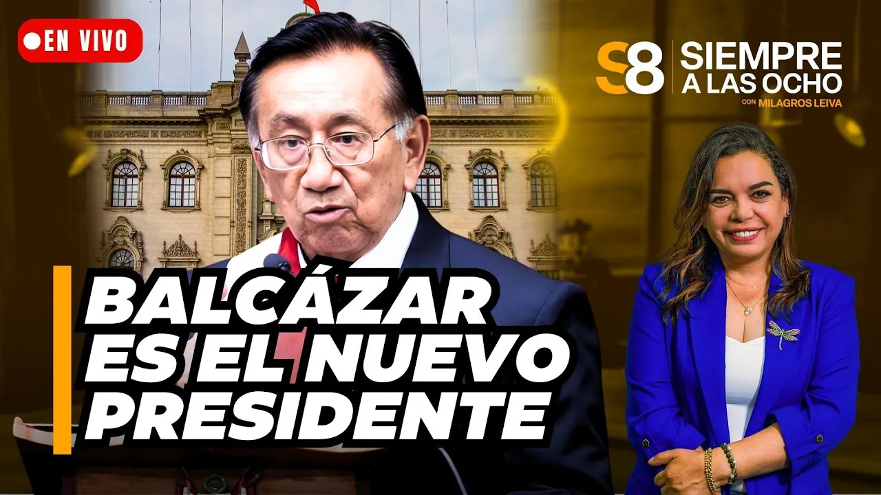 Reproducir: 🟡 JOSÉ MARÍA BALCÁZAR ES EL NUEVO PRESIDENTE: ¿EL PEOR ESCENARIO PARA EL PERÚ? | Siempre a las ocho
