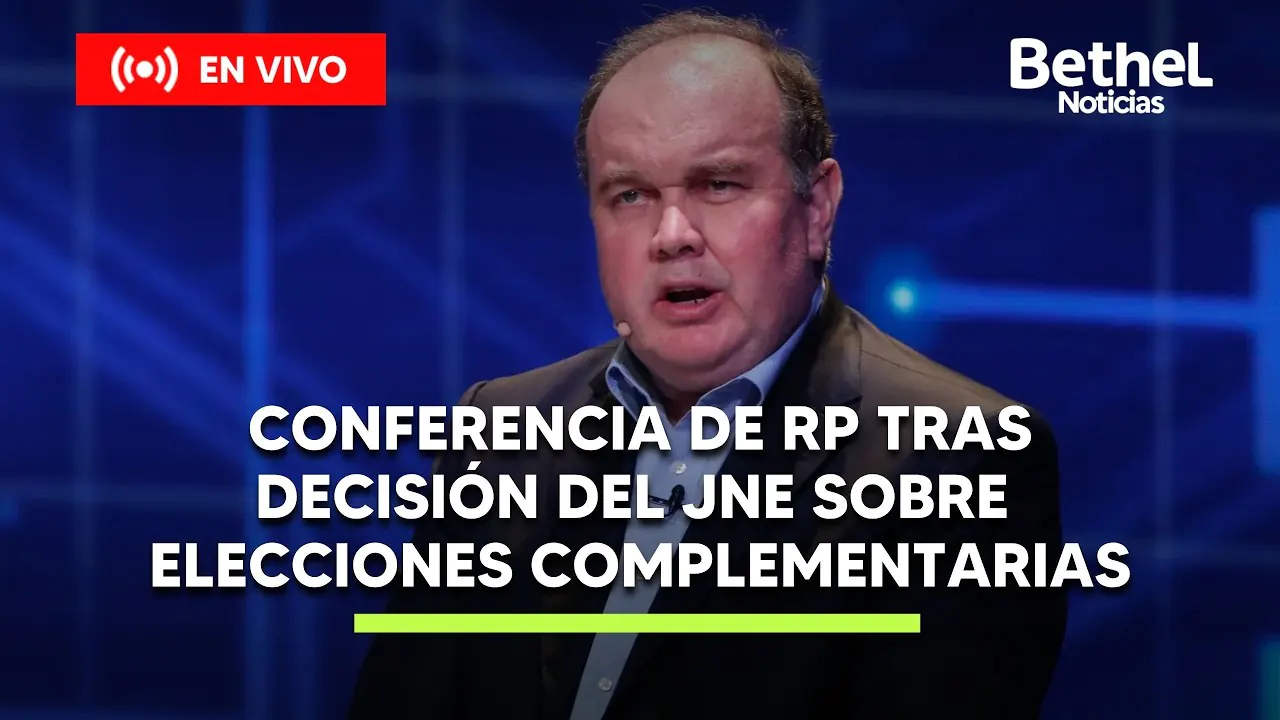 Reproducir: CONFERENCIA DE PRENSA DE RENOVACIÓN POPULAR TRAS DECISIÓN DEL JNE SOBRE ELECCIONES COMPLEMENTARIAS
