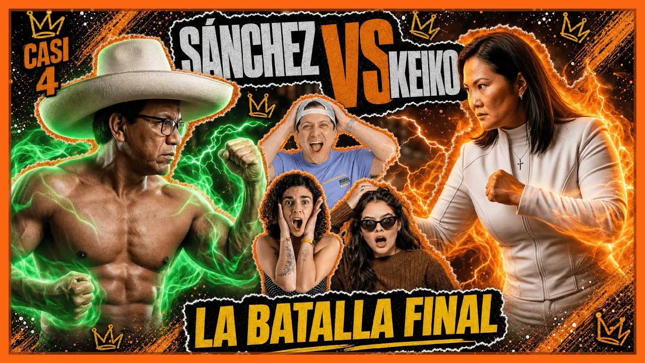 Reproducir: LA BATALLA FINAL: KEIKO VS SÁNCHEZ | CASI 2DA VUELTA | VIERNES DE RETOS | CASI 4