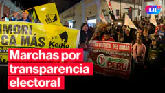 Elecciones 2026: manifestantes se movilizan por transparencia electoral | #EnVivoLR