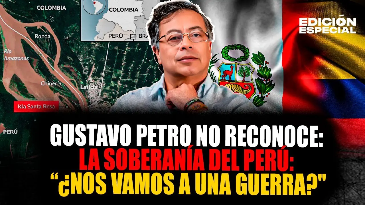 Reproducir: #EnVivo Gustavo Petro desafía al Perú: Colombia no reconoce soberanía sobre la isla Santa Rosa