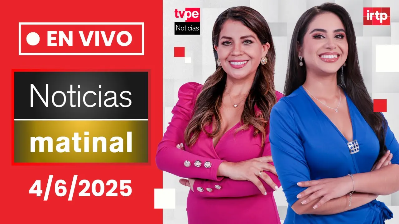 Reproducir: TVPerú Noticias EN VIVO: Edición matinal, hoy miércoles 4 de junio del 2025