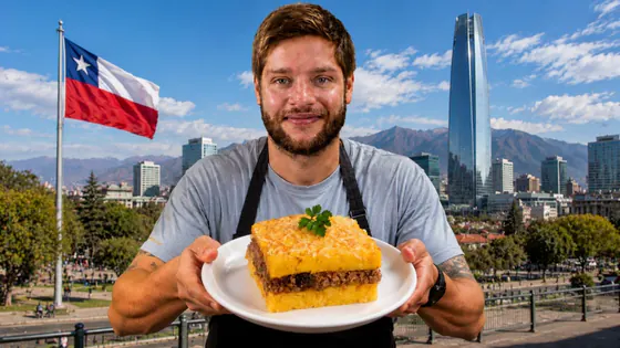 Chef PERUANO se atreve a preparar el auténtico PASTEL DE CHOCLO CHILENO
