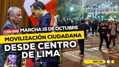 #ENVIVO | Movilización nacional: manifestantes se reúnen en Plaza San Martín