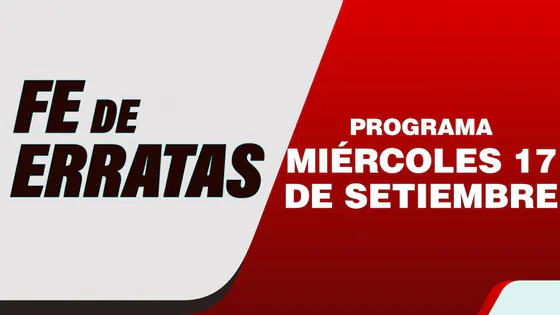 Fe de Erratas | ESCOLARES SON INVESTIGADOS POR PRESUNTA AGRESIÓN S3XUAL - 17-09-2026