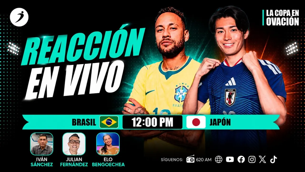 Reproducir: BRASIL VS JAPÓN | EN VIVO | LA COPA EN OVACIÓN🏆🔥