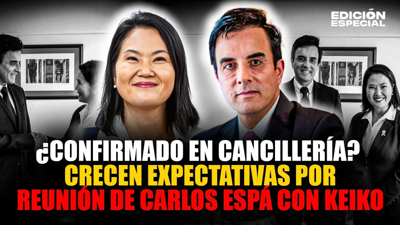 Reproducir: #EnVivo Carlos Espá se reúne con Keiko Fujimori en medio de pedidos de indulto de Castillo y Toledo