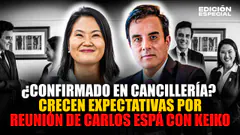#EnVivo Carlos Espá se reúne con Keiko Fujimori en medio de pedidos de indulto de Castillo y Toledo