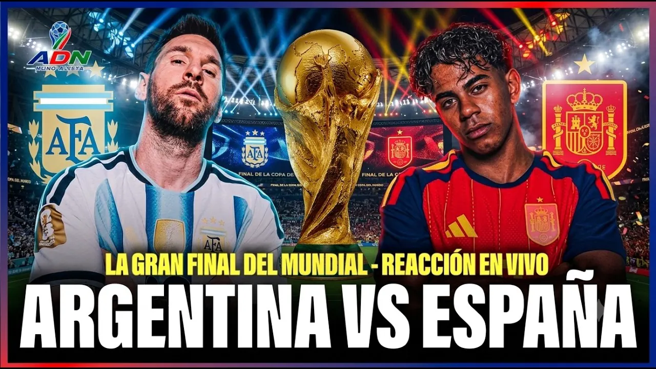 Reproducir: ESPAÑA VS ARGENTINA EN VIVO | Gran Final Mundial 2026 🏆🌎| 🎥👉 "ADN Mundialista" ⚽19/07/26