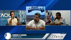 BANDERA A CUADROS EN VIVO POR RADIO OVACION