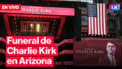 FUNERAL de CHALIE KIRK: DONALD TRUMP lidera memorial en Arizona | #LR