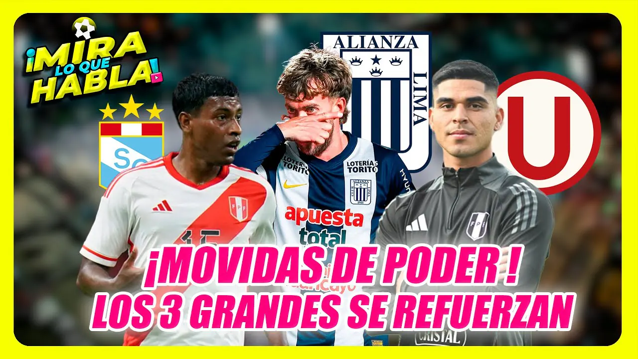 Reproducir: 🔥💣 ¡EL TRÍO PODEROSO!  ALIANZA, LA 'U' Y CRISTAL MUEVEN EL MERCADO💥 | ¡MIRA LO QUE HABLA!