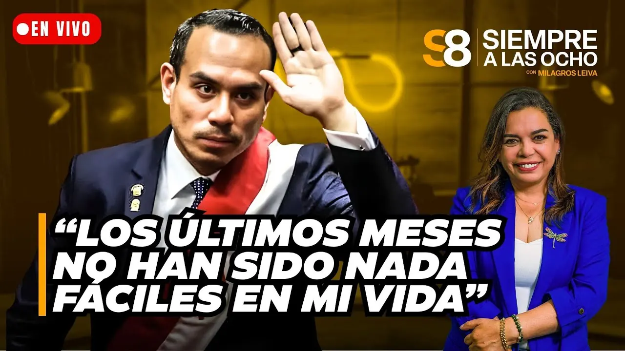 Reproducir: 🟡 EL PRESIDENTE JOSÉ JERÍ HOY CON MILAGROS LEIVA EN VIVO | SIEMPRE A LAS OCHO