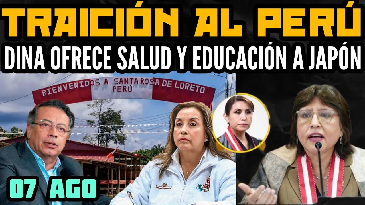 Reproducir: PERÚ Y COLOMBIA: PURO HUMO / DINA SE PASEA EN JAPÓN / JNJ DEFIENDE A PATRICIA BENAVIDES - 07 AGO
