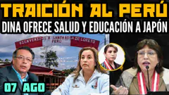 PERÚ Y COLOMBIA: PURO HUMO / DINA SE PASEA EN JAPÓN / JNJ DEFIENDE A PATRICIA BENAVIDES - 07 AGO