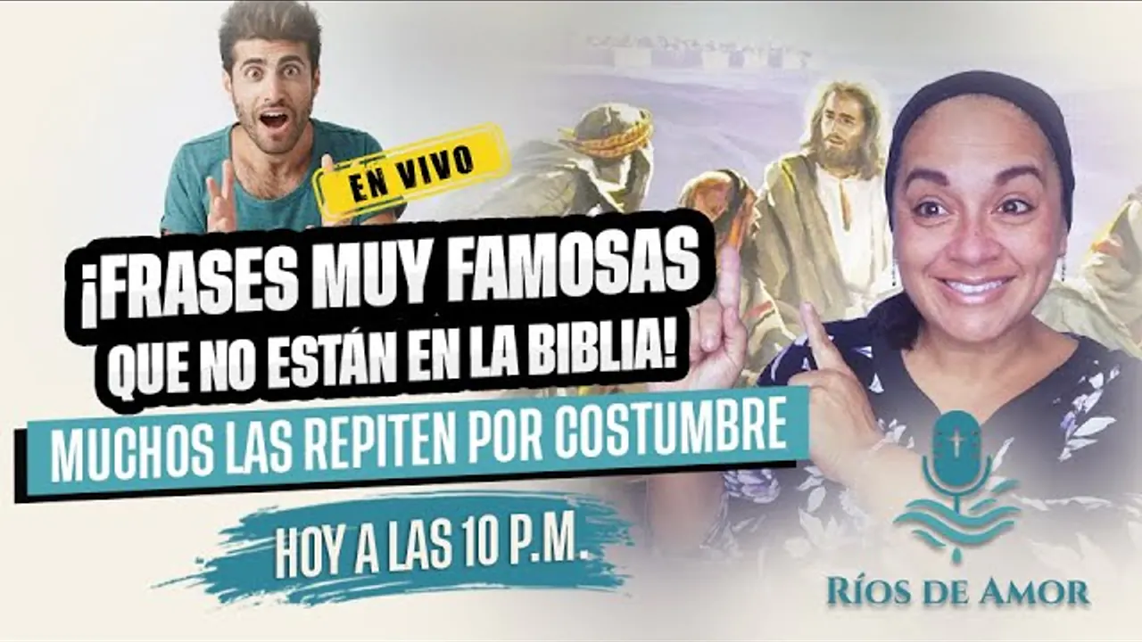 Reproducir: FRASES MUY FAMOSAS QUE NO ESTÁN EN LA BIBLIA | Muchas las repetimos, pero Dios nunca las dijo