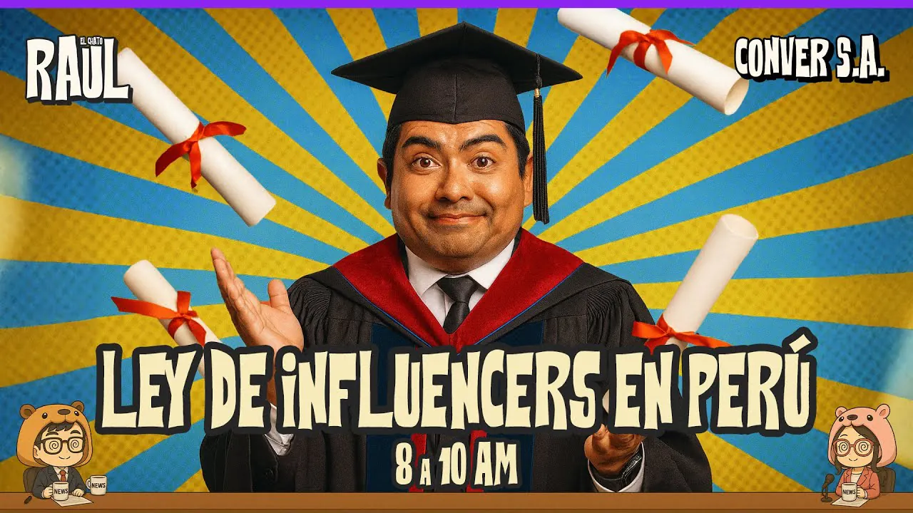 Reproducir: LEY DE INFLUENCERS EN PERÚ 😱 CONVER S.A.🟢🟢 #ElChatoRaul