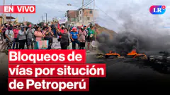 Talara paralizada: bloqueos en varios puntos por rechazo a decreto a PetroPerú | #EnVivoLR