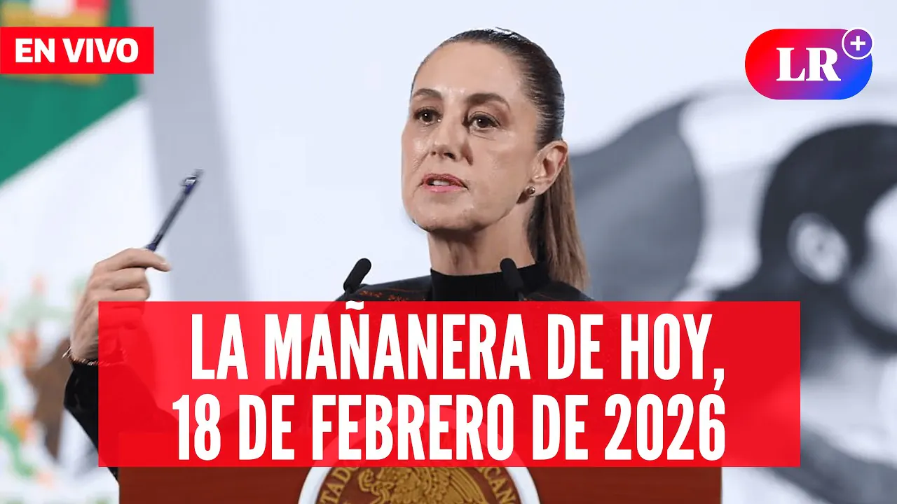 Reproducir: 🔴 Claudia Sheinbaum EN VIVO en la Mañanera de HOY, 18 de febrero de 2026 | #LR