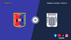 ALIANZA UDH VS ALIANZA LIMA | TORNEO CLAUSURA | FECHA 13 | TRISANO TV