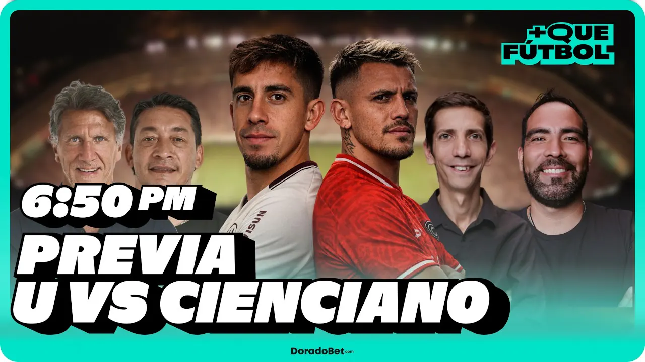 Reproducir: UNIVERSITARIO VS. CIENCIANO: LA PREVIA DEL PARTIDO | MÁS QUE FÚTBOL | +QTV