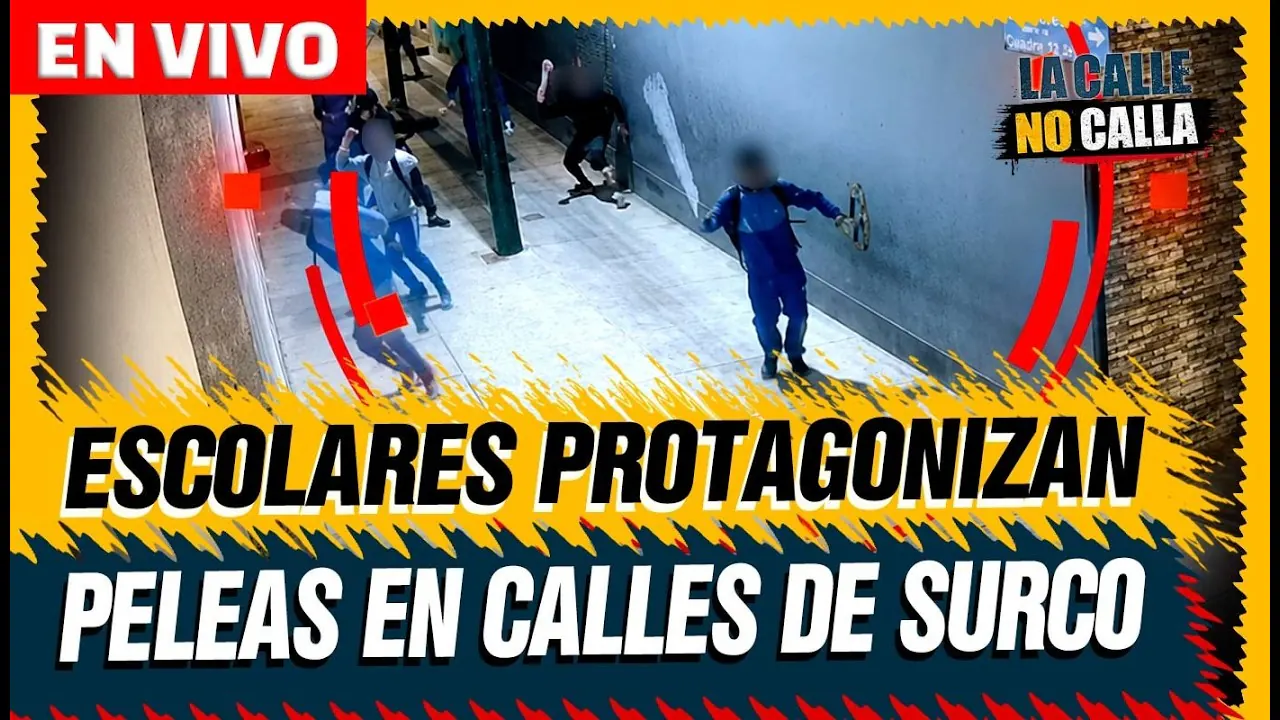 Reproducir: 🔴 EN VIVO – ESCOLARES SE PELEAN EN CALLES DE SURCO | LA CALLE NO CALLA POR PANAMERICANA