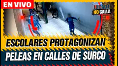 EN VIVO – ESCOLARES SE PELEAN EN CALLES DE SURCO | LA CALLE NO CALLA POR PANAMERICANA