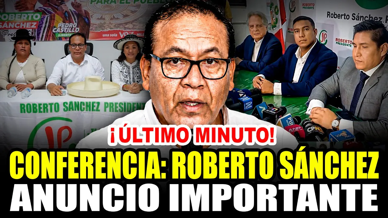 Reproducir: 🔴¡ÚLTIMO MINUTO! ROBERTO SÁNCHEZ Y JP: URGENTE CONFERENCIA DE PRENSA 18/06