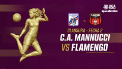EN VIVO | C.A. MANNUCCI VS FLAMENGO FBC | LIGA FEMENINA | CLAUSURA FECHA 2