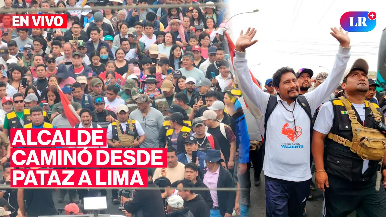 Reproducir: 🔴Alcalde caminó desde Pataz a Lima | #EnVivoLR