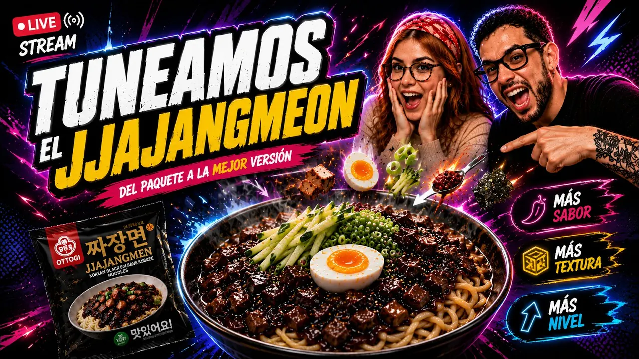 Reproducir: HOY HACEMOS JANGJANGMEON INSTANTANEO | LO MEJORAMOS? | LOSFURREYES EN VIVO