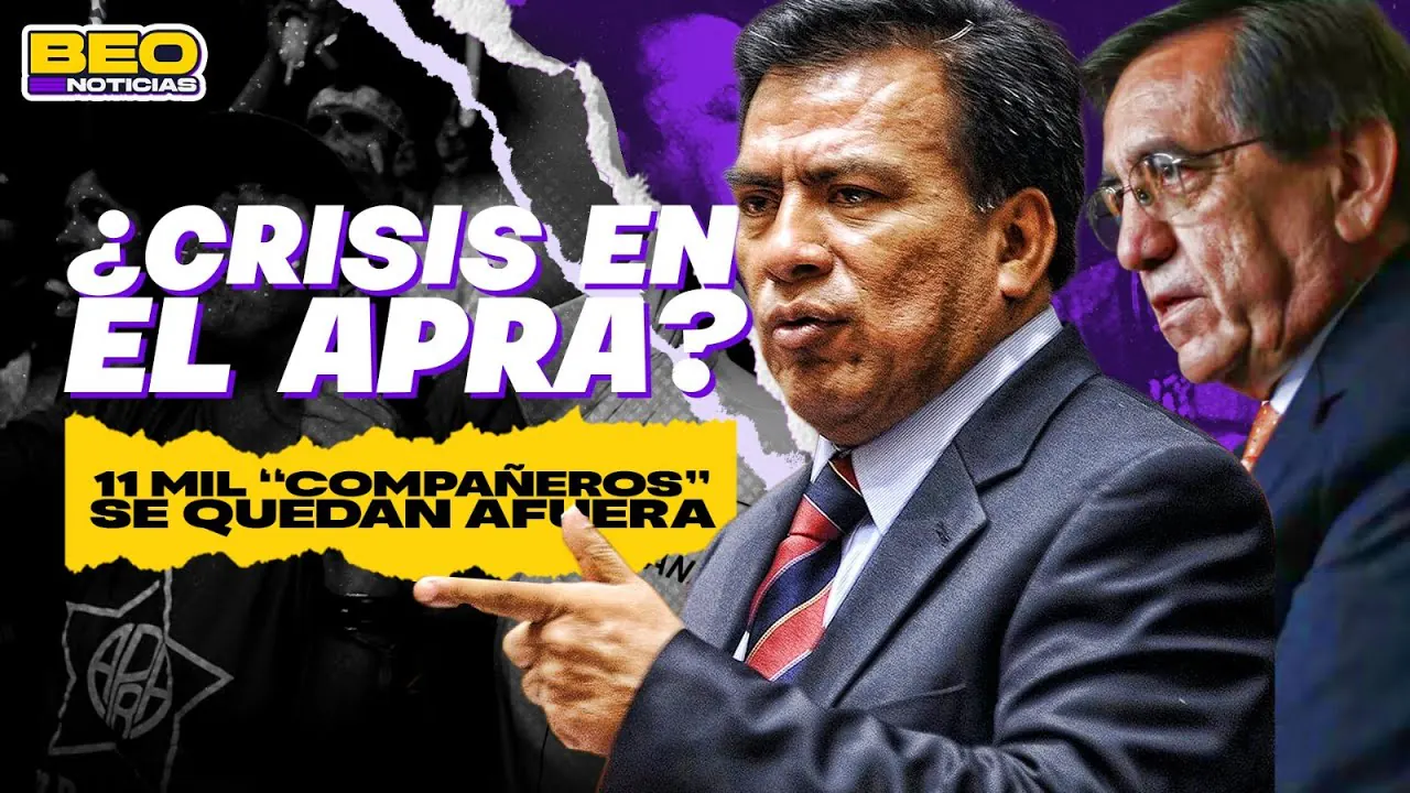 Reproducir: PROBLEMAS INTERNOS EN EL APRA | CONGRESISTAS 'ARRUGAN' CON AUMENTO | BEO NOTICIAS 🟣