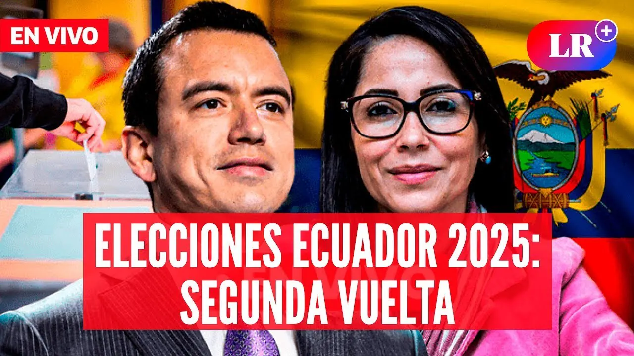 Reproducir: 🔴ELECCIONES EN ECUADOR 2025 EN VIVO: Daniel NOBOA y Luisa GONZÁLEZ se enfrentan en SEGUNDA VUELTA