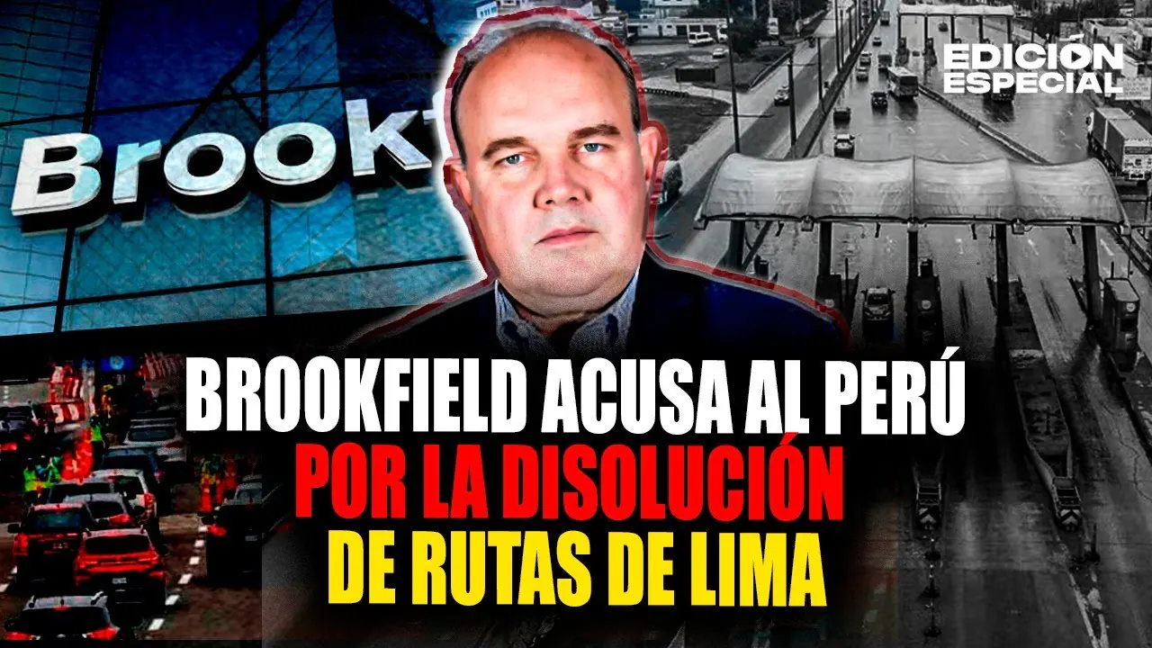 Reproducir: #EnVivo Brookfield apunta contra Rafael López Aliaga por la disolución de Rutas de Lima