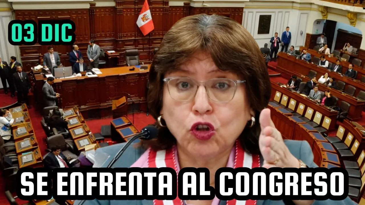 Reproducir: ÚLTIMO: CONGRESO vota INHABILITACIÓN por 10 años contra DELIA ESPINOZA - 03 DIC