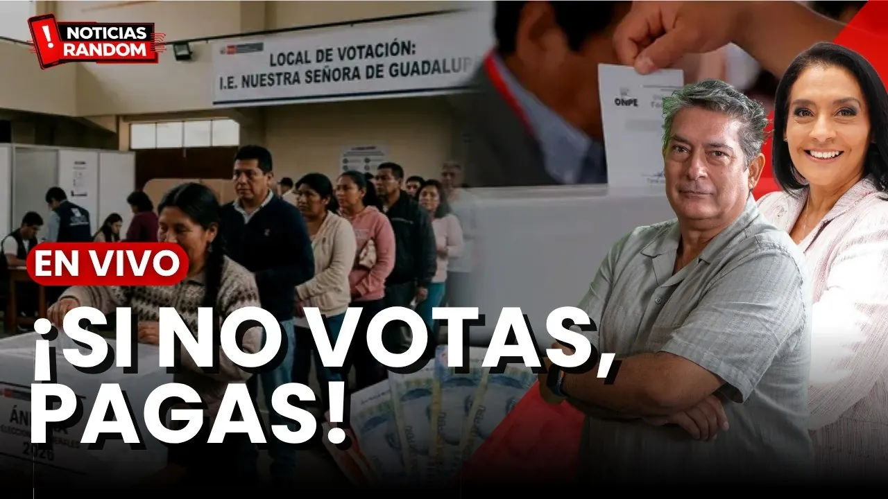 Reproducir: ¡ SI NO VOTAS, PAGAS ! - NOTICIAS RANDOM