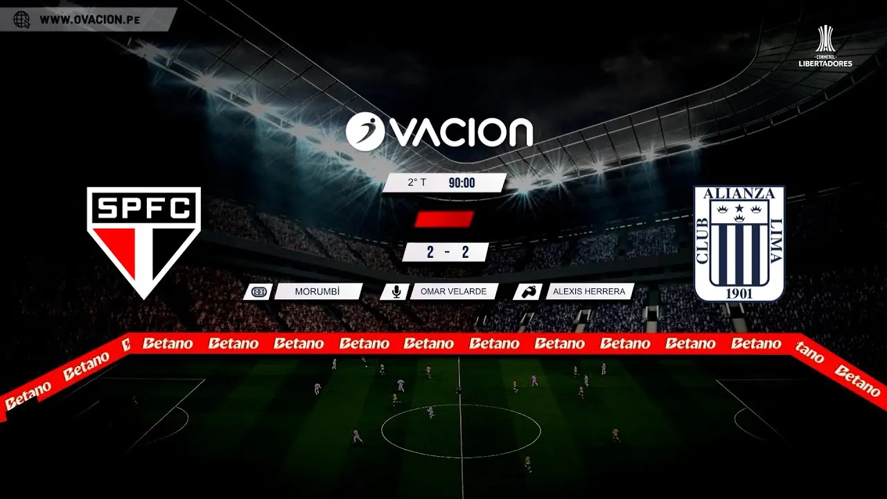 Reproducir: Sao Paulo vs Alianza Lima por RADIO OVACION 🔴 #ENVIVO | COPA LIBERTADORES