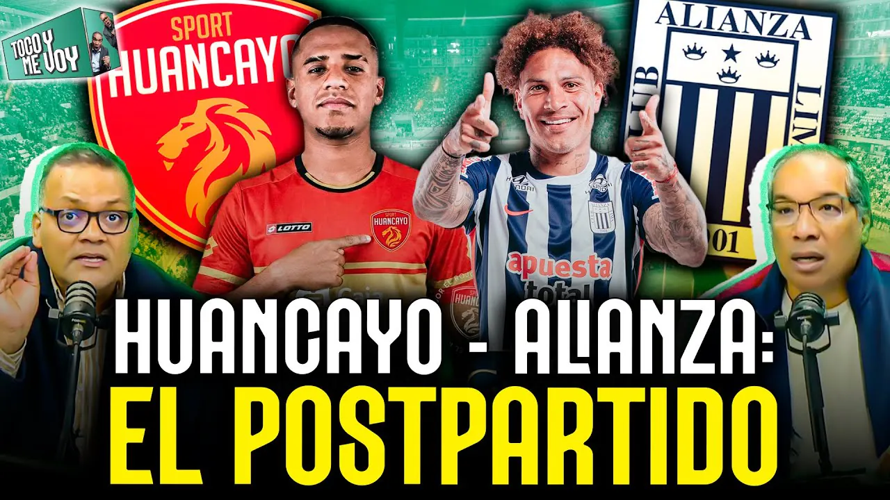 Reproducir: #ENVIVO 🔴 ALIANZA LIMA 2 - 1 SPORT HUANCAYO: POSTPARTIDO #TOCOYMEVOY