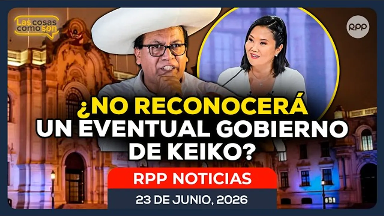 Reproducir: 🔴 Roberto Sánchez dice que no reconocerá eventual gobierno de Keiko Fujimori | RPP Noticias