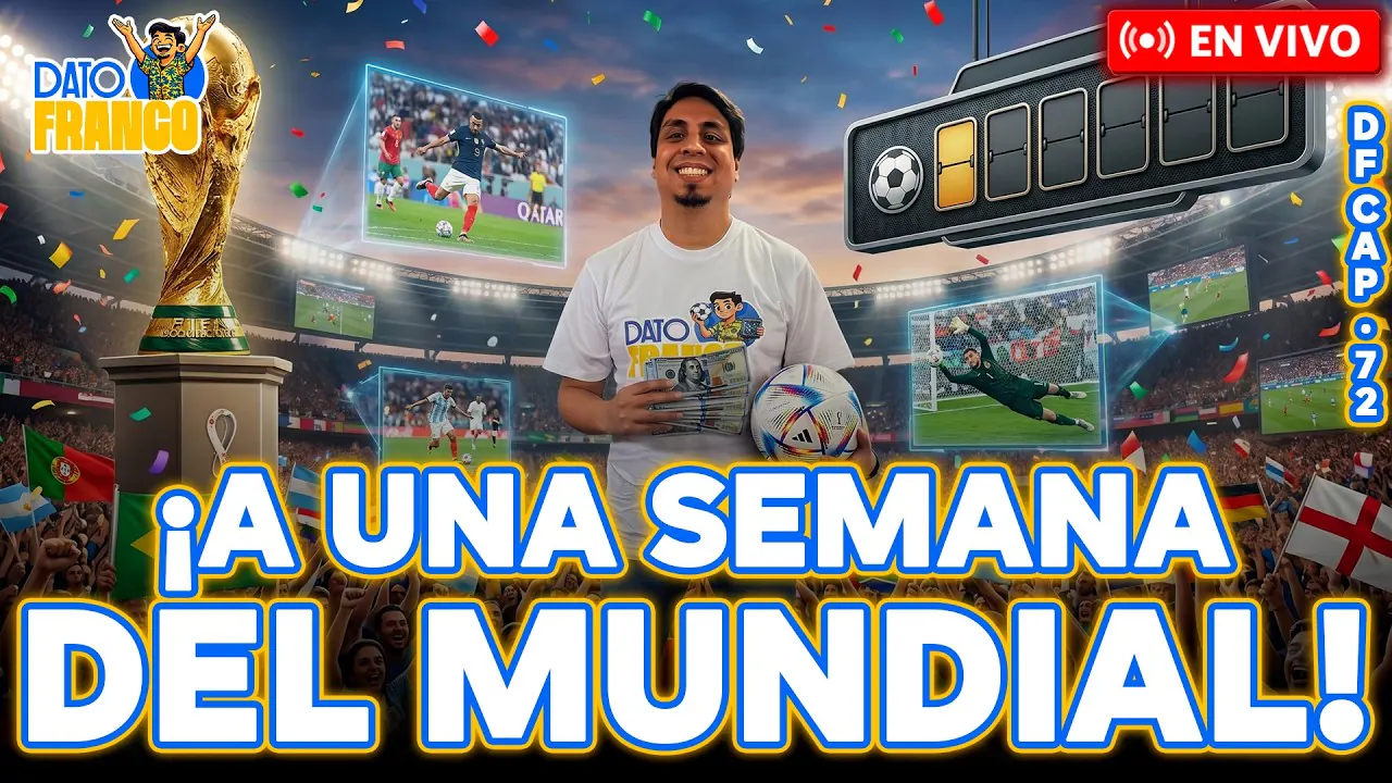 Reproducir: 🔥⚽ #ENVIVO | ¡QUEDAN 7 DÍAS PARA EL MUNDIAL! ¡PRIMERAS FIJAS MUNDIALISTAS! #DATOFRANCO