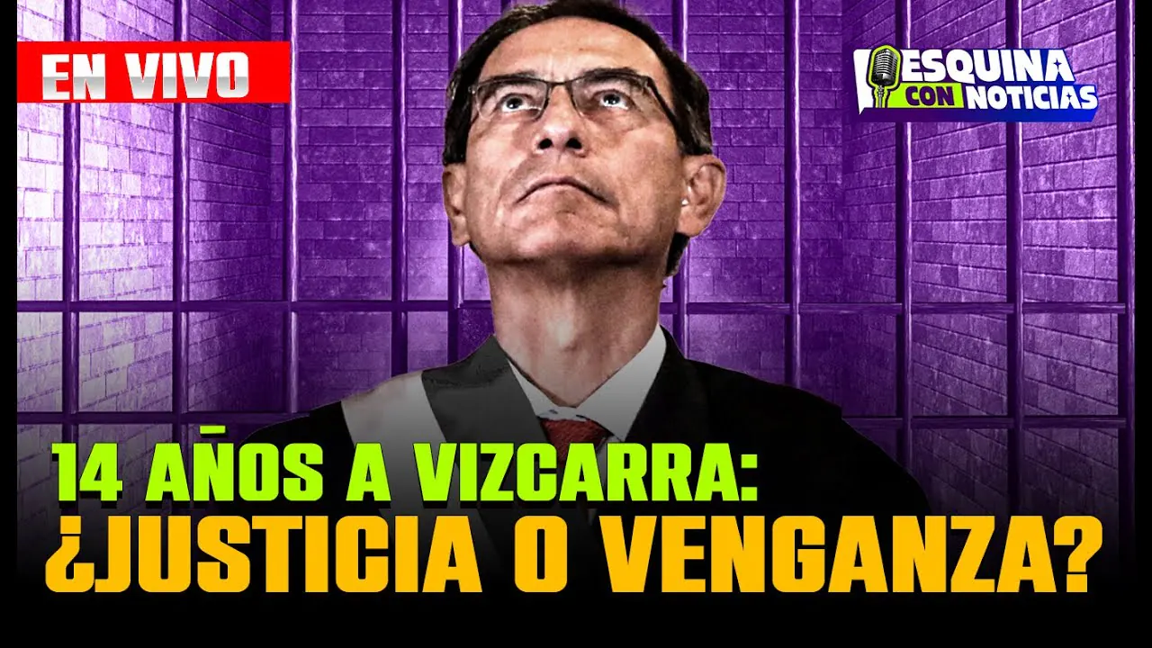 Reproducir: Martín Vizcarra EN VIVO condenado a 14 años de prisión efectiva #LOÚLTIMO