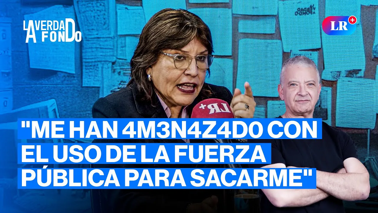 Reproducir: DELIA ESPINOZA RESPONDE A QUIENES QUIEREN SILENCIARLA | LA VERDAD A FONDO CON PEDRO SALINAS