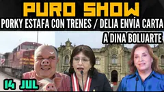 PORKY SUS TRENES EN LIMA / DELIA ESPINOZA ENVÍA CARTA A DINA / SE ACABÓ PROTESTA MINERA - 14 JUL