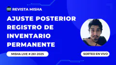 AJUSTE POSTERIOR REGISTRO DE INVENTARIO PERMANENTE