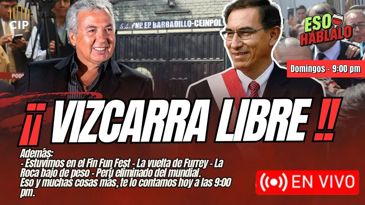 Reproducir: VIZCARRA LIBRE | PERÚ ELIMINADO DEL MUNDIAL | LA ROCA SUBE DE PESO | FURREY VUELVE |ESO HÁBLALO