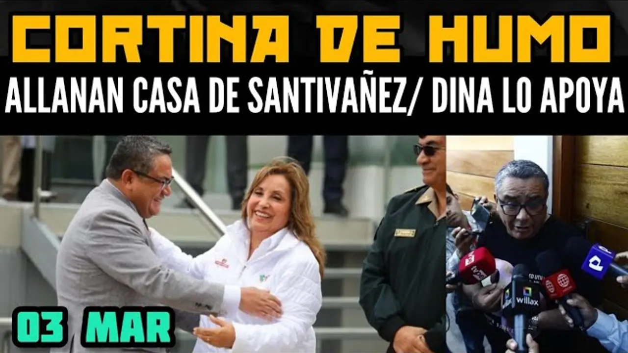 Reproducir: ¡ES UN SHOW! PRENSA B4$URA SE VICTIMIZA/ ALLANAN CASA DE SANTIVAÑEZ/ DINA MENSAJE A LA NACIÓN -3 MAR