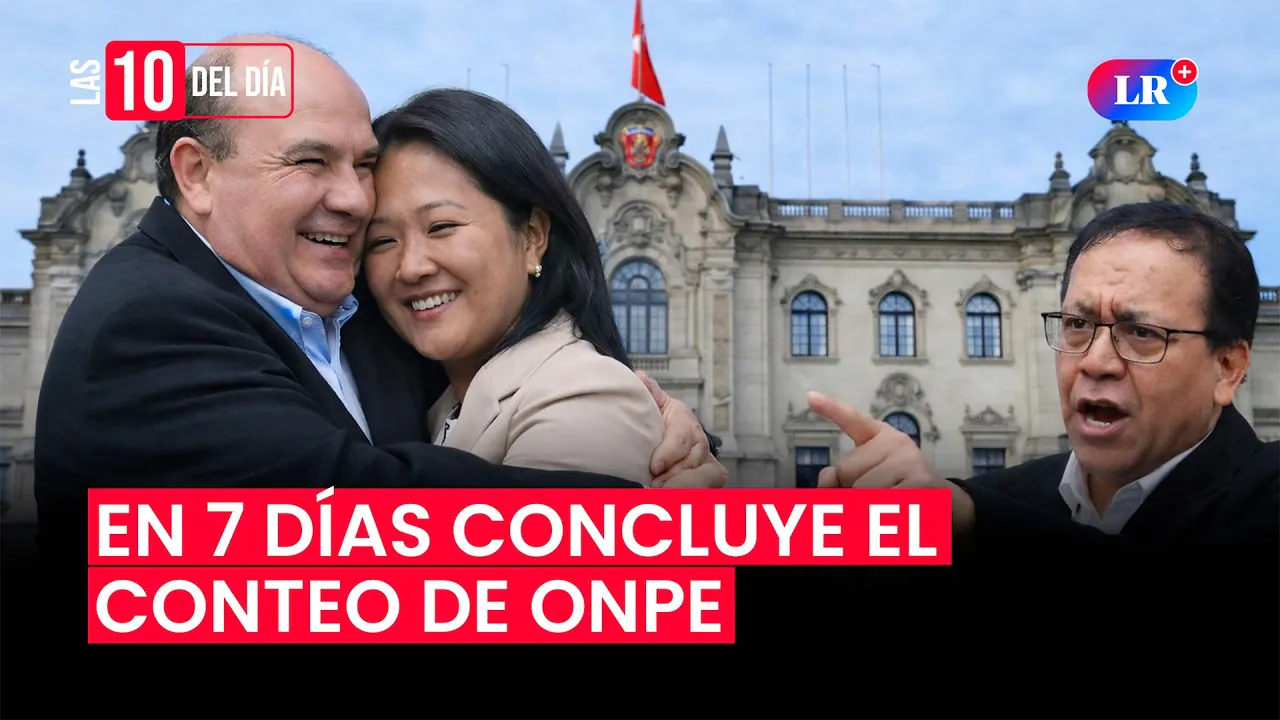 Reproducir: 🚨 KEIKO OFRECE AYUDA A LÓPEZ ALIAGA EN RECTA FINAL DE CONTEO DE VOTOS | #las10deldía